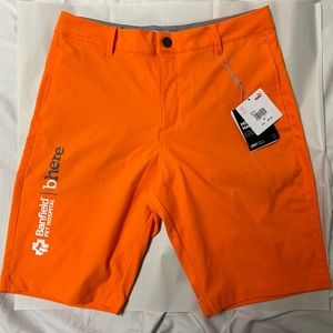 Men’s Puma Drycell Golf Shorts Orange Size 30 Banfield Hospital New With Tags